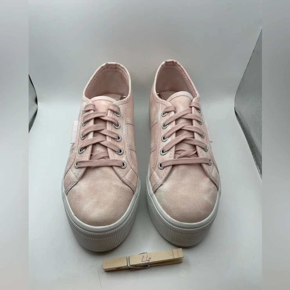 Superga pink marble platform sneakers women’s EU 37